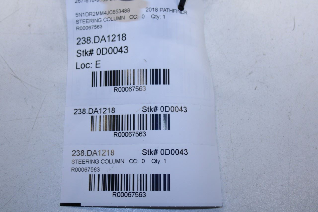 2013-2020 Nissan Pathfinder SV 3.5L AWD Steering Column Assembly 48810-3KA1B OEM - Alshned Auto Parts