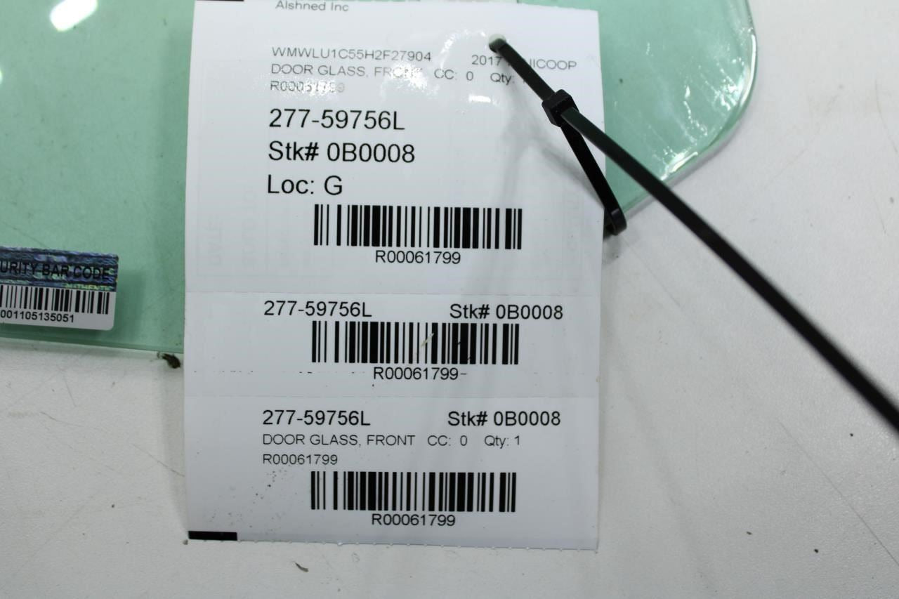 16-24 Mini Cooper Clubman Front Left Driver Side Door Window Glass 51337344131 - Alshned Auto Parts