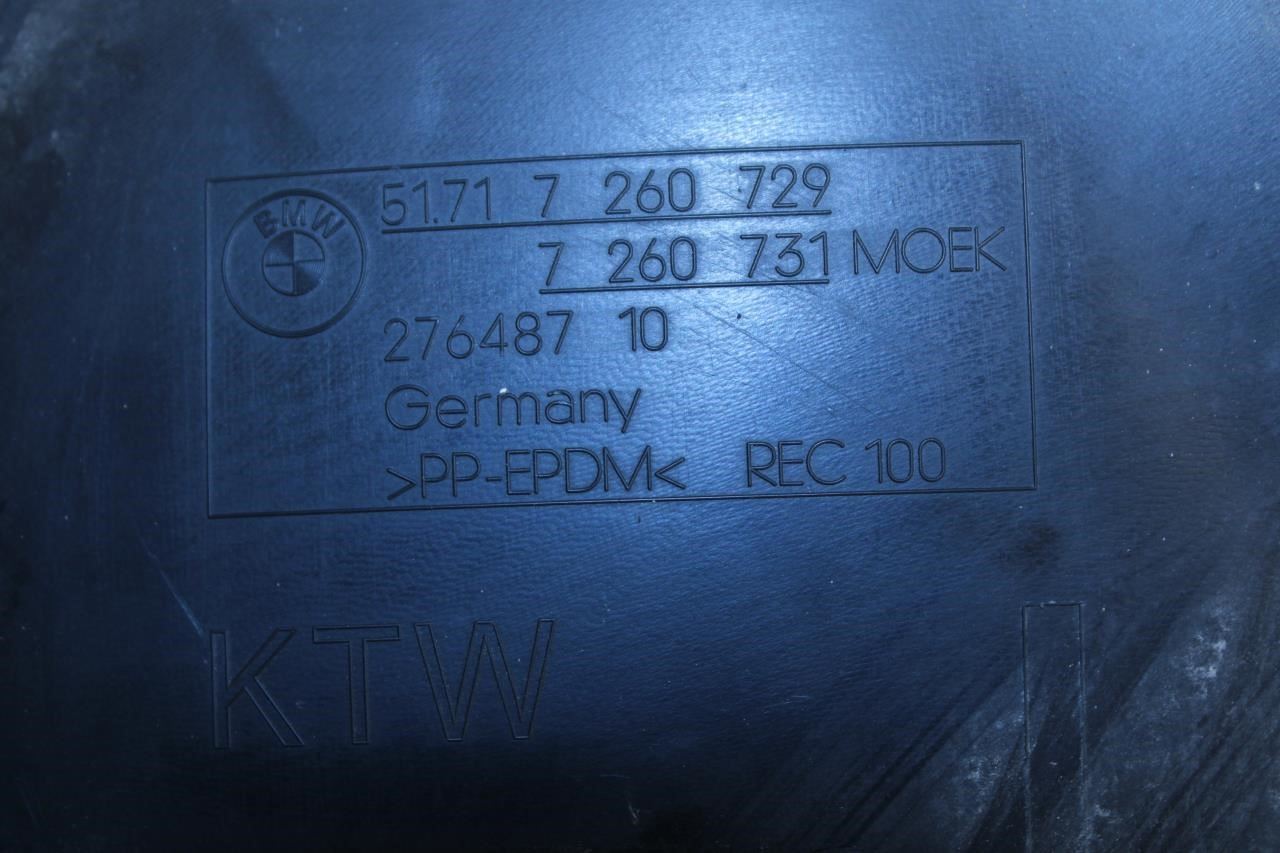 15-16 BMW 435i Gran Coupe Front LH Inner Fender Liner Splash Shield 51717260729 - Alshned Auto Parts