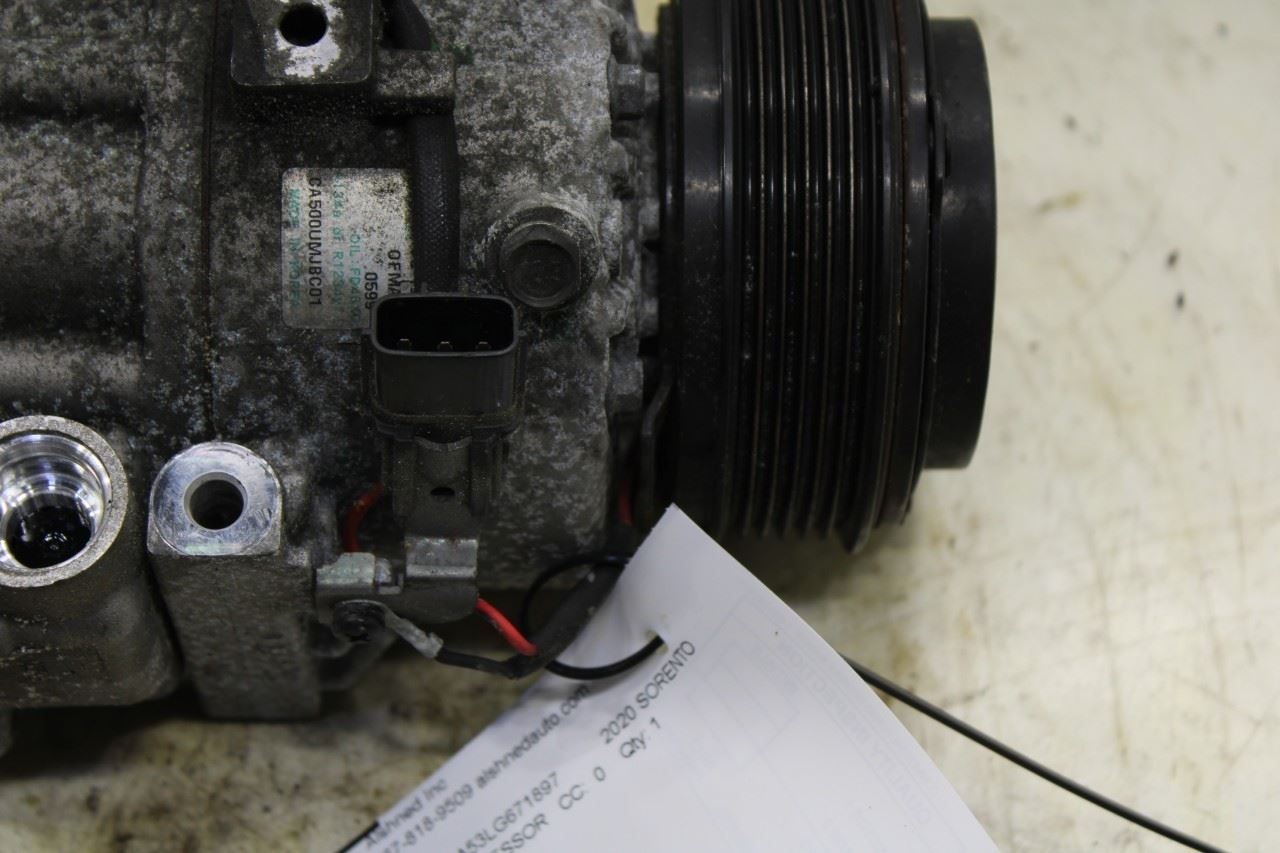 2019-2020 Kia Sorento LX 3.3L AC Air Conditioner Compressor 97701-C6910 OEM - Alshned Auto Parts