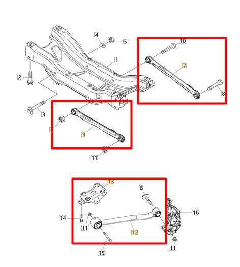2015-23 Jeep Renegade Sport FWD Rear Right Side Suspension Control Arm Set of 3 - Alshned Auto Parts