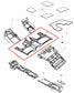 13-25 Dodge Durango SXT 3.6L AWD Rear 2nd Row Floor Carpet Liner 1YL01DX9AB OEM1