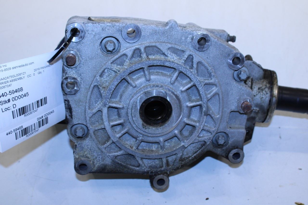 2011-2016 Porsche Panamera 4 3.6L AWD Front Axle Differential Carrier 130K - Alshned Auto Parts