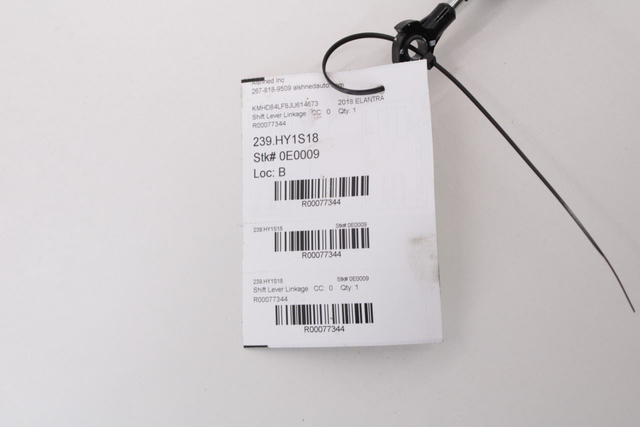 16-20 Hyundai Elantra 2.0L Automatic Transmission Gear Shift Lever Control Cable - Alshned Auto Parts