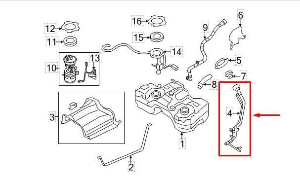 2018-2022 Nissan Rogue Sport SL AWD 2L Fuel Filler Neck Tube Pipe 17221-6MM0A - Alshned Auto Parts