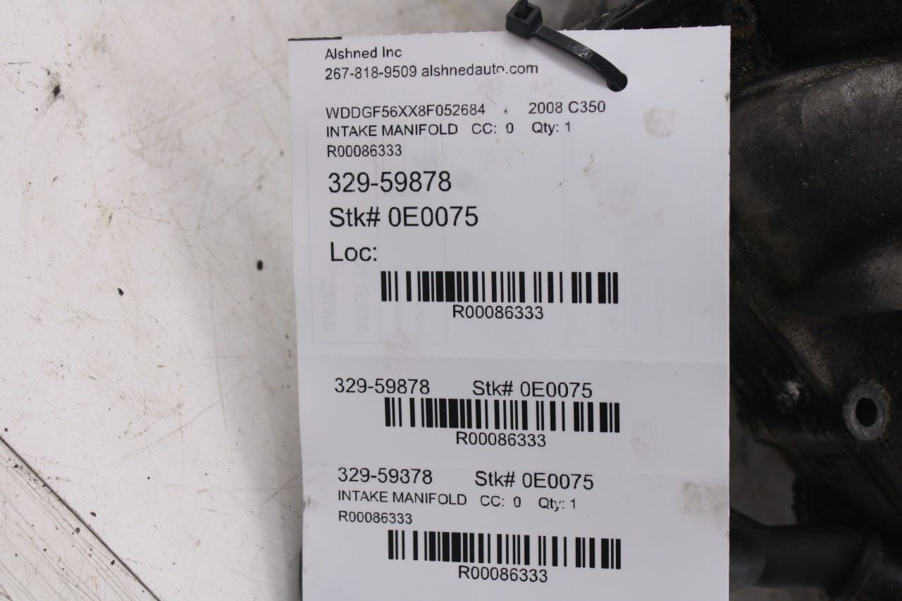 2006-2011 Mercedes-Benz C350 Sport 3.5L Engine Intake Manifold w/ Throttle Body - Alshned Auto Parts