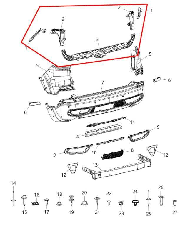 19-23 Jeep Cherokee Latitude 3.2L 4WD Rear Bumper Reinforcement Support Bracket - Alshned Auto Parts