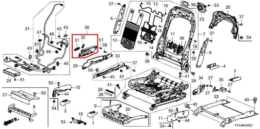 2022-2026 Acura MDX Front Passenger Right Side Seat Adjustment Control Switch - Alshned Auto Parts