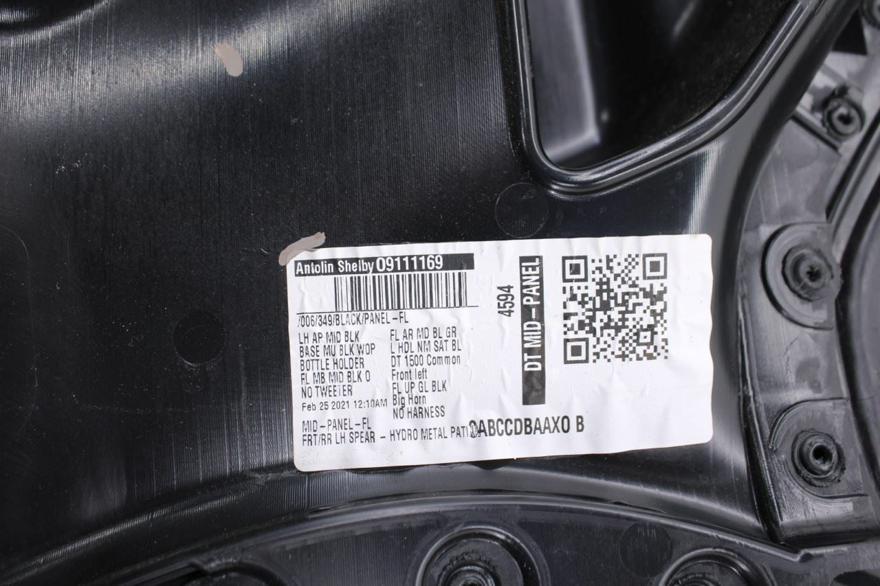 2019-24 Ram 1500 Big Horn Front Left Driver Side Door Trim Panel 6SL331X7AA OEM10