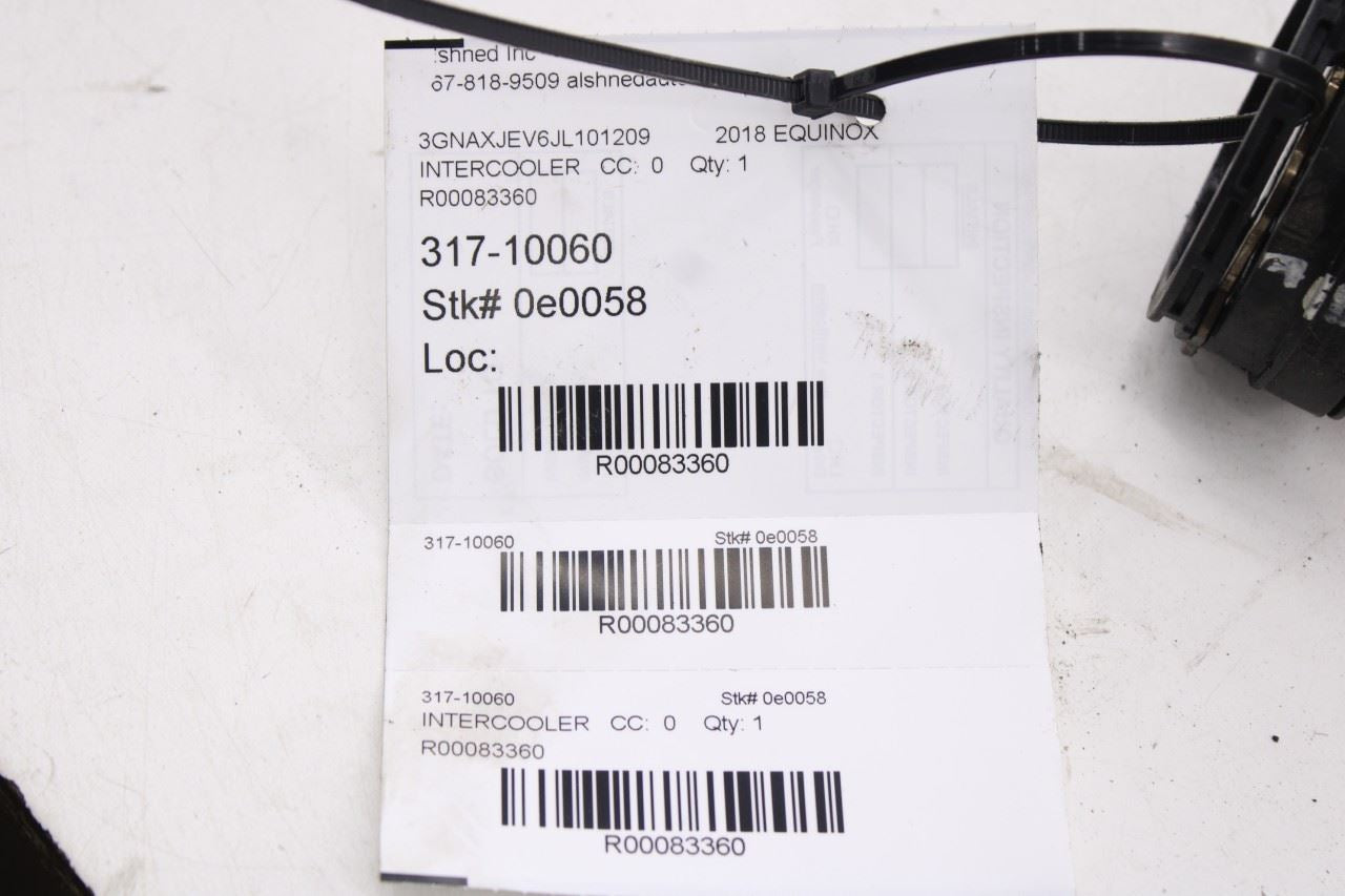 2018-22 Chevrolet Equinox LT 1.5L Intercooler Air Outlet Hose Tube 23278449 OEM - Alshned Auto Parts
