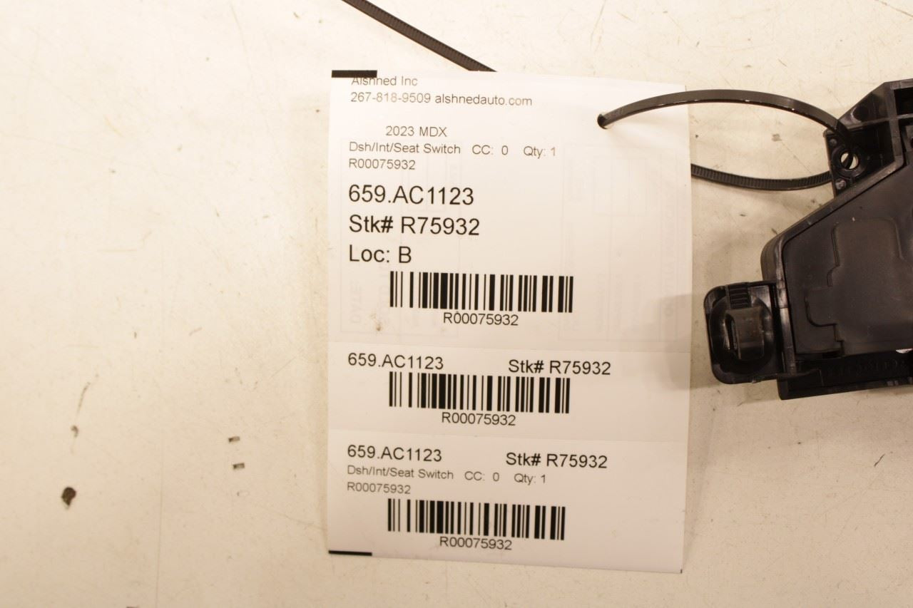 2022-2026 Acura MDX Front Passenger Right Side Seat Adjustment Control Switch - Alshned Auto Parts