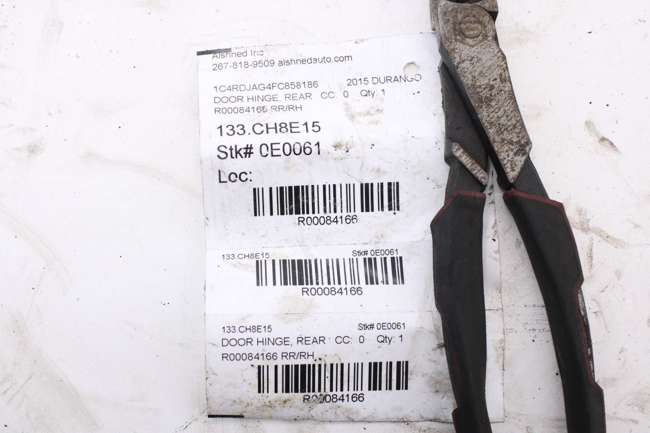 2011-2025 Dodge Durango SXT Rear Right Side Door Hinge Upper and Lower Pair12