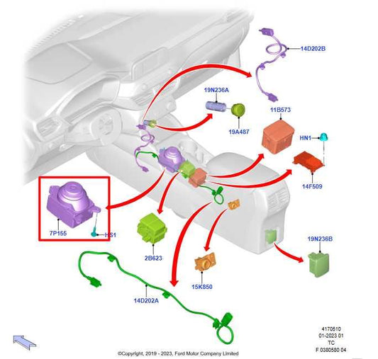 20-21 Ford Escape SEL 2.0L AWD Automatic Transmission Gear Shifter Selector Knob - Alshned Auto Parts