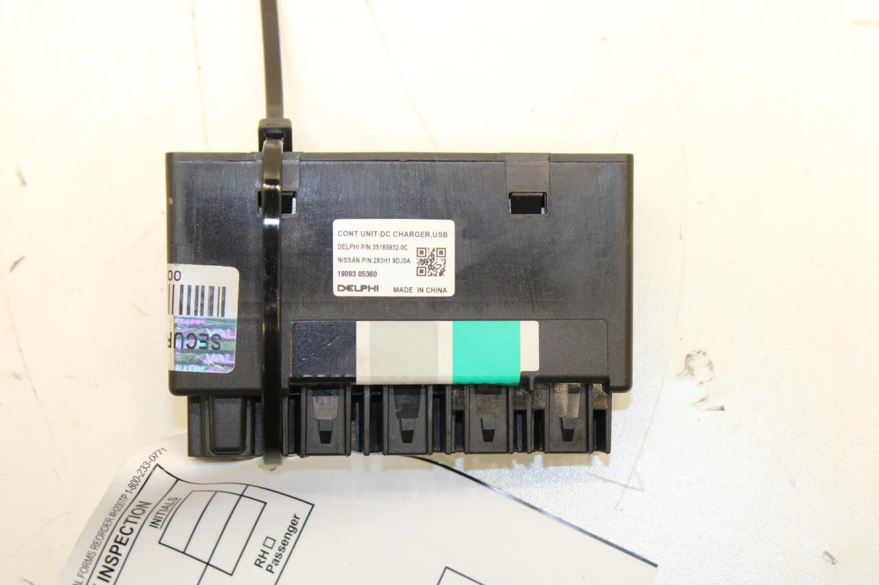 2019-2025 Nissan Altima SL DC Charger USB Control Module 283H1-9DJ0A OEM - Alshned Auto Parts
