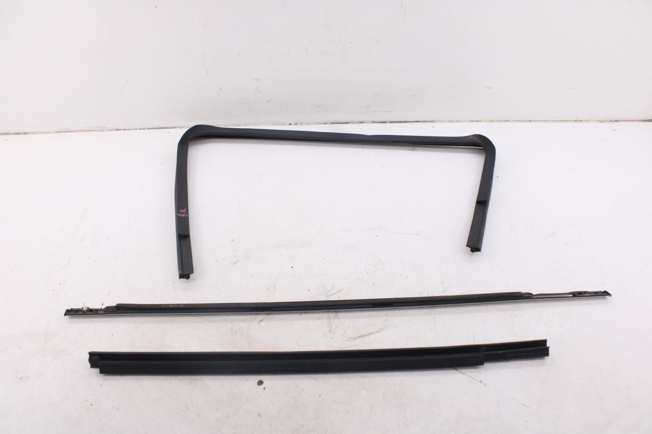 2010-20 Dodge Grand Caravan SXT Rear Right Door Window Run Channel Trim Belt Set5