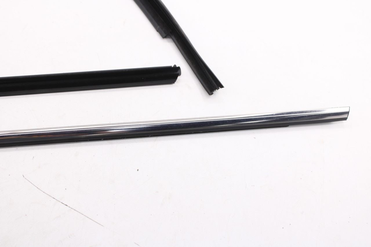 2019-26 Volkswagen Jetta SE Rear Left Door Run Channel w/ Belt Weatherstrip Set - Alshned Auto Parts
