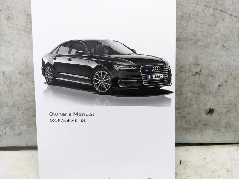 2016 Audi A6 /S6 Owners Manual Set with Case R44357 OEM - Alshned Auto Parts