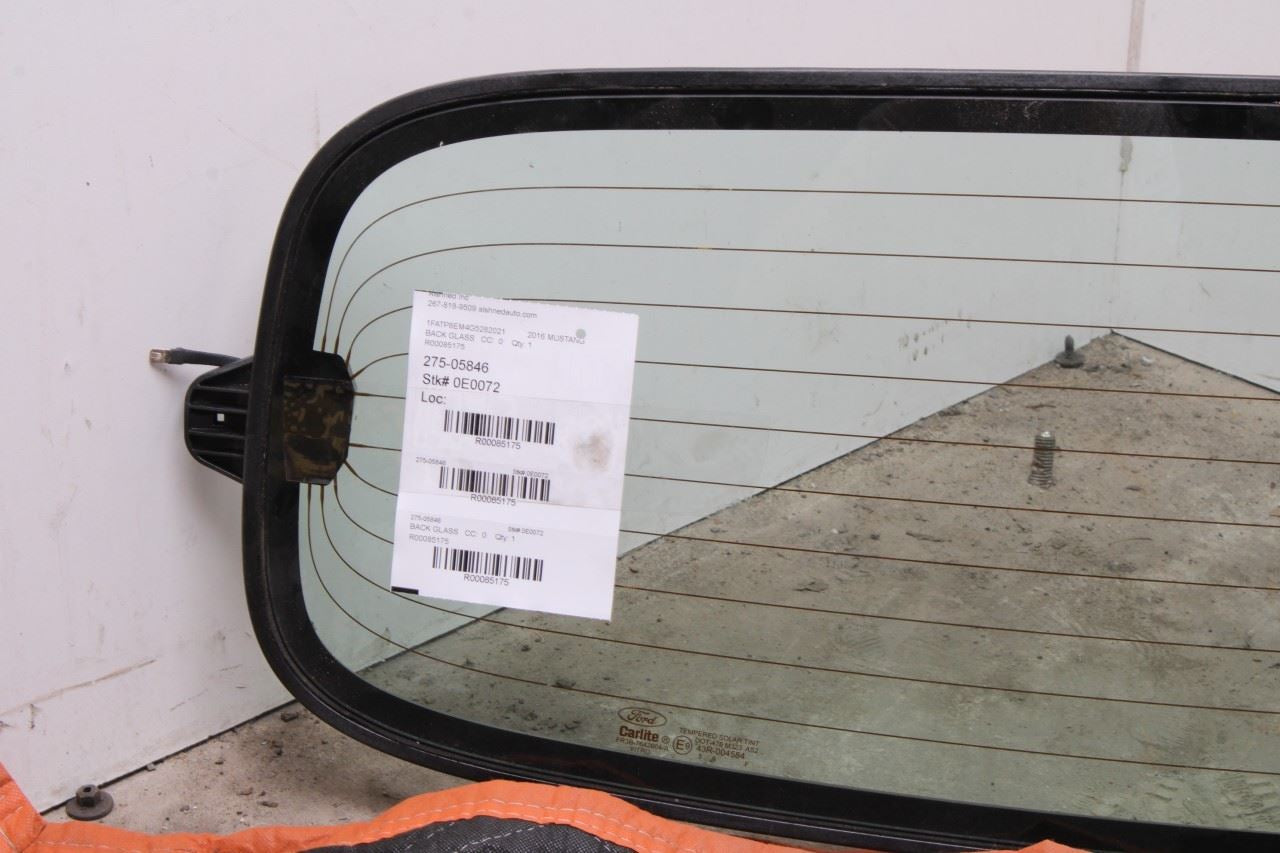 2015-2026 Ford Mustang Conv V6 Rear Back Window Glass FR3Z-7642006-B OEM4