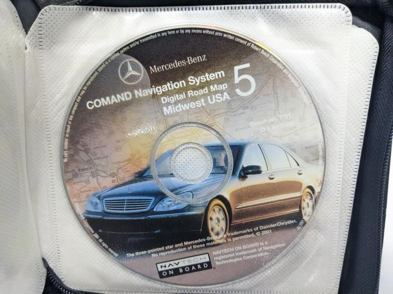 2000 Mercedes-Benz S430 Comand Navigation System CD Set of 11 Q-6-46-0053 OEM - Alshned Auto Parts