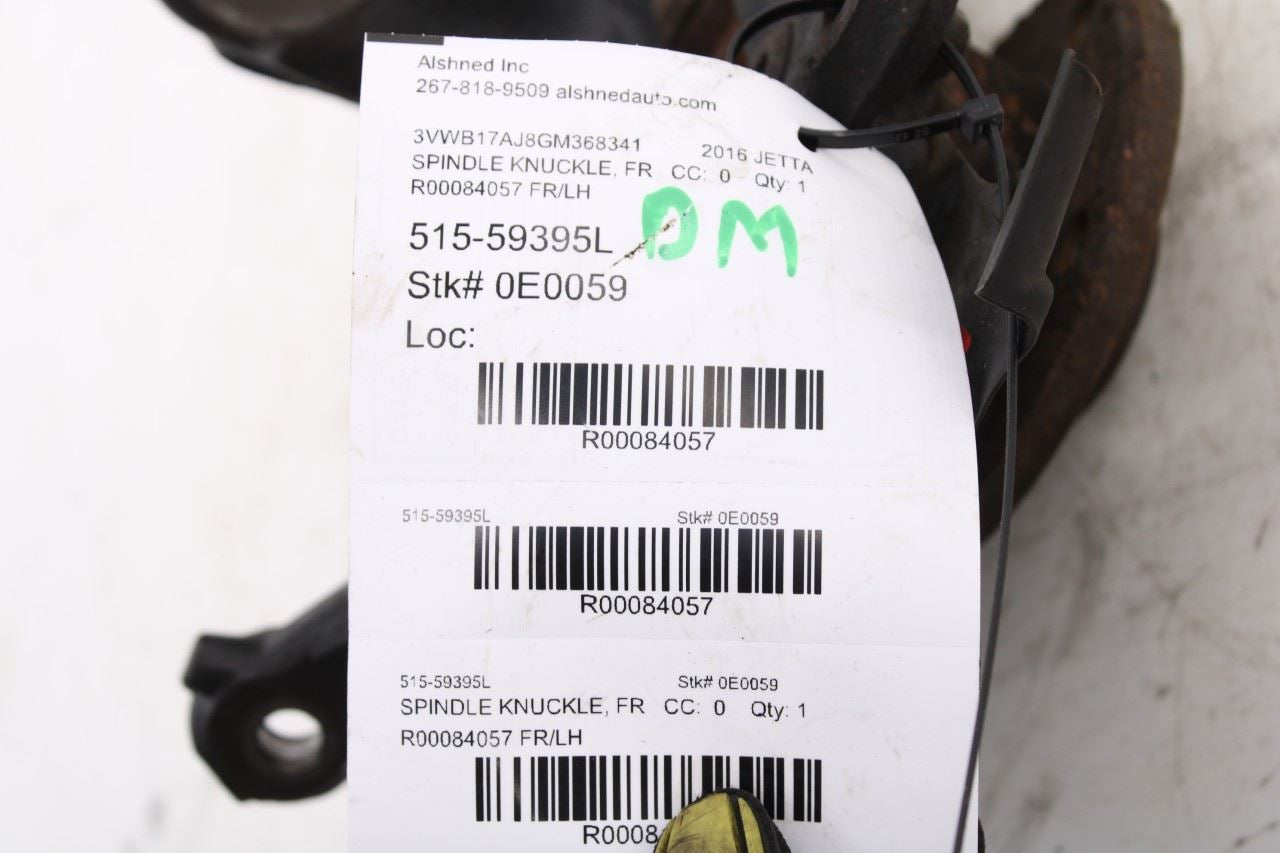 11-18 Volkswagen Jetta Sport 1.8L FWD Front Left Side Spindle Knuckle Hub *ReaD* - Alshned Auto Parts
