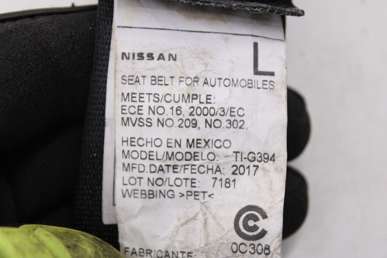 2014-20 Infiniti QX60 3.5L AWD Rear Driver Left Side 3rd Row Seat Belt Retractor - Alshned Auto Parts