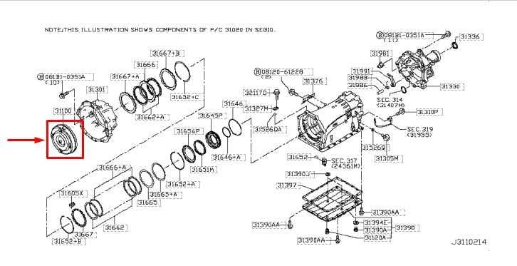16-19 Infiniti Q50 Q60 Luxe RWD 3L Auto Transmission Torque Converter 311001XR2C - Alshned Auto Parts