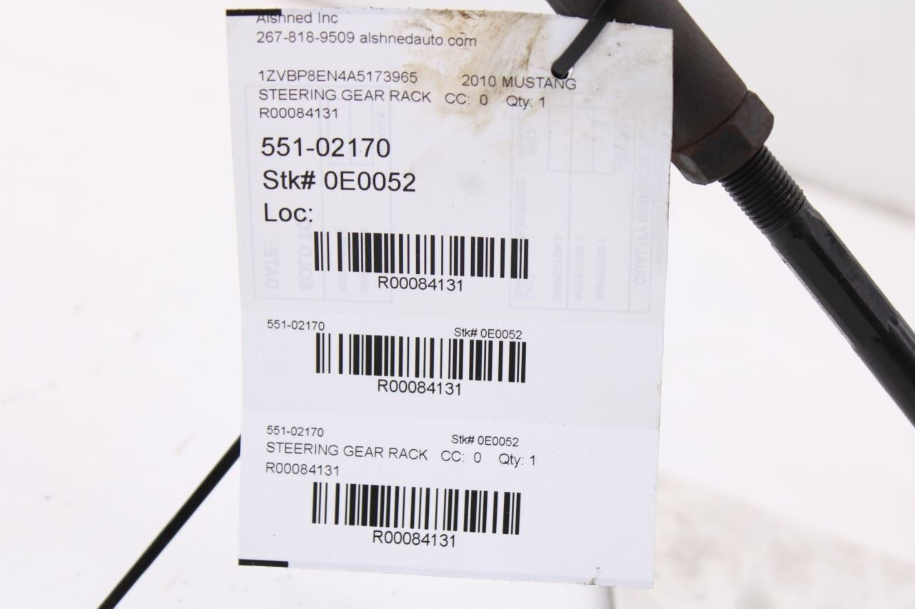 2005-2010 Ford Mustang Conv V6 Power Steering Gear Rack and Pinion 9R3Z-3504-B16