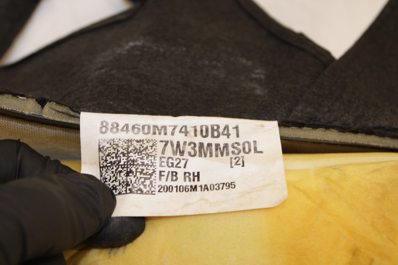 2019-21 Kia Forte LXS Front Seat Passenger RH Side Backrest Upper Cushion *ReaD* - Alshned Auto Parts