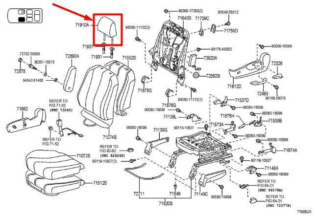 2011-2012 Toyota Sienna Front Left or Right Seat Headrest 71910-08080-E0 *ReaD* - Alshned Auto Parts