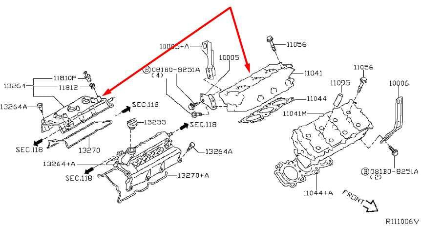2015-24 Nissan Murano Platinum 3.5L 6 cyl DOHC RH Side Engine Cylinder Head Assy1