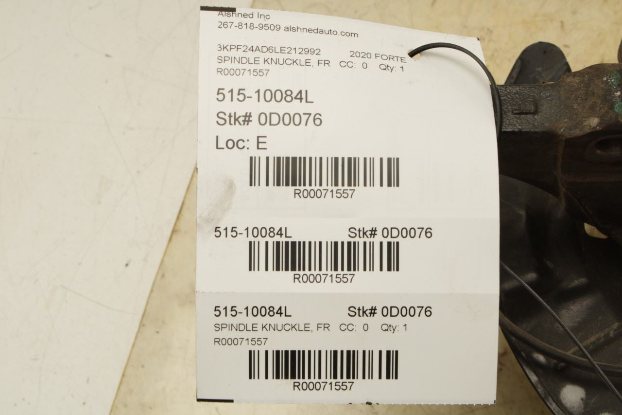 2019-2024 KIA Forte LXS Front Left Driver Side Spindle Knuckle Hub 51715-F2000 - Alshned Auto Parts