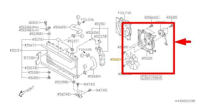 2012-16 Subaru Impreza 2.0L Left Radiator Cooling Fan Motor Assy 45122FG003 OEM - Alshned Auto Parts