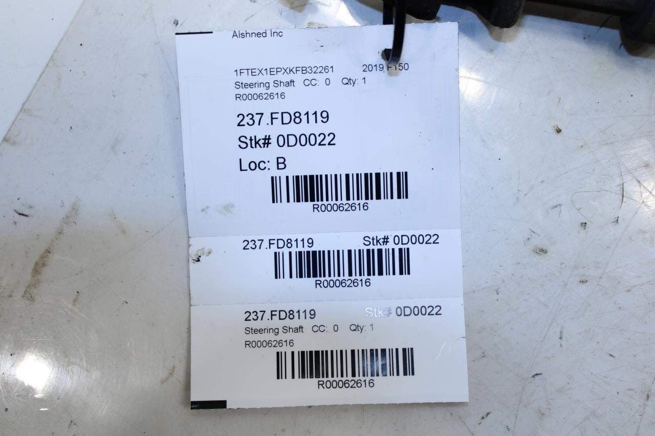 2015-20 Ford F150 XL Steering Column Lower Intermediate Shaft FL34-3C662-AC OEM - Alshned Auto Parts