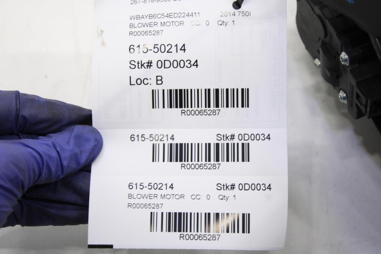 2010-15 BMW 750i xDrive Front HVAC Heater Blower Motor Housing Assy 64119248171 - Alshned Auto Parts