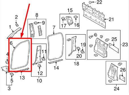 2016-2023 Toyota Tacoma Front Right Side Door Weatherstrip On Body 62311-04080 - Alshned Auto Parts
