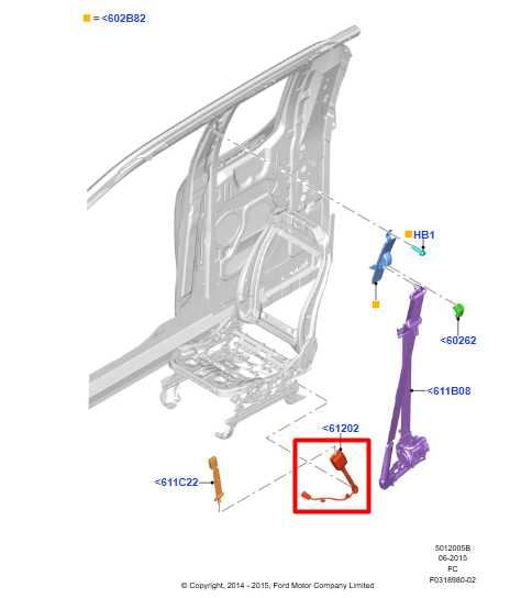 2015-17 Ford F150 Super Cab Lariat 2.7L 4WD Front RH or LH Side Seat Belt Buckle - Alshned Auto Parts