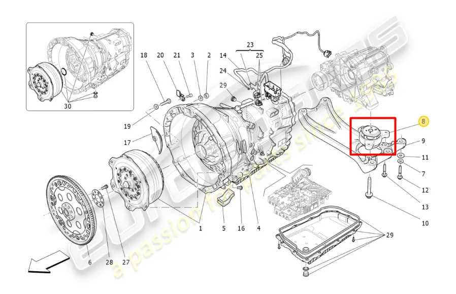 14-220 Maserati Ghibli S Q4 3.0L Transmission Gearbox Support Bracket Insulator - Alshned Auto Parts