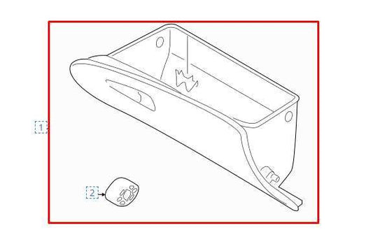 2022-2024 Hyundai Tucson SEL Glove Box Storage Compartment 84510-CW000-NNB OEM - Alshned Auto Parts