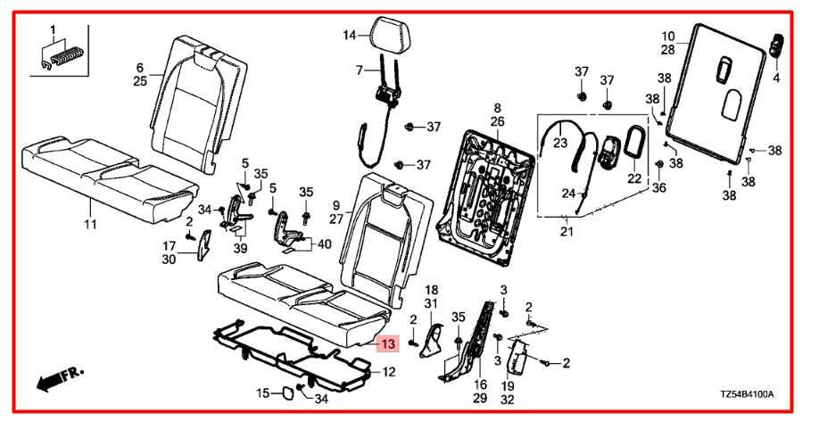 2014-20 Acura MDX Advance Rear RH and LH 3rd Row Seat Complete w/ Lower Cushion - Alshned Auto Parts