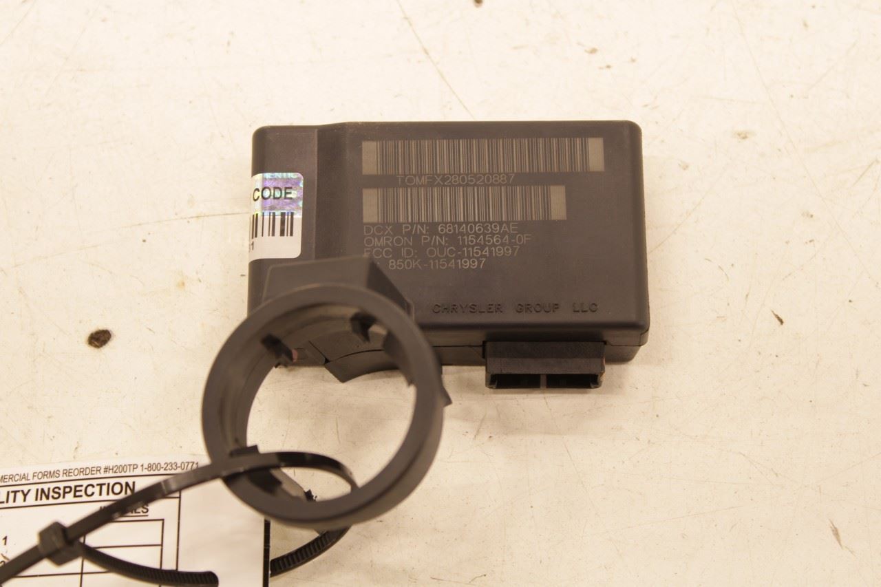 13-2018 Jeep Wrangler Sport 2dr Keyless Entry Receiver Control Module 68140639AE - Alshned Auto Parts