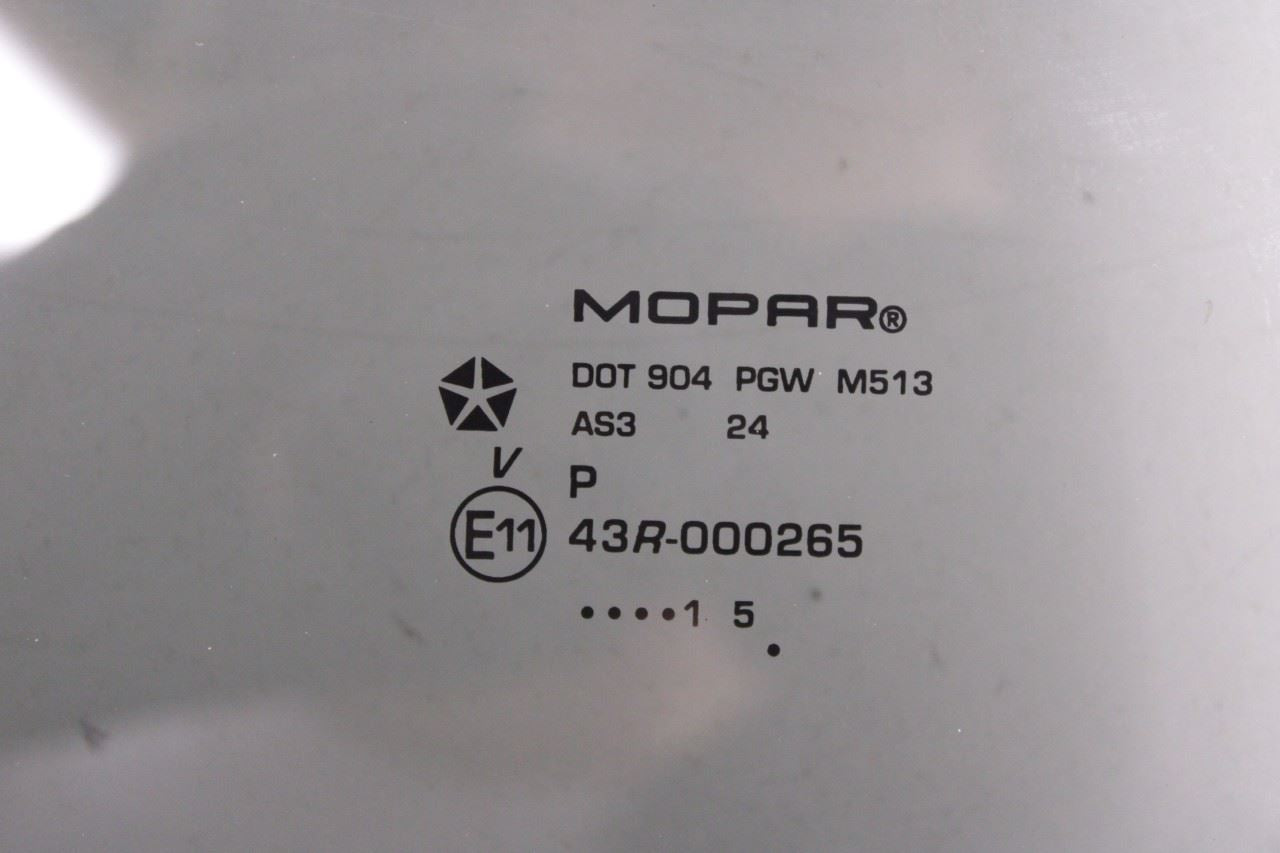 11-2018 RAM 1500 Laramie Crew Cab Rear Right Door Window Glass 55112402AA *ReaD* - Alshned Auto Parts