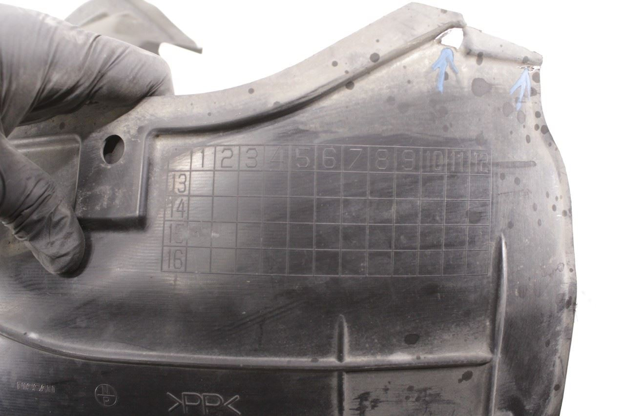 14-24 Infiniti Q50 Premium FR Right Fender Rearward Section Splash Shield *ReaD* - Alshned Auto Parts