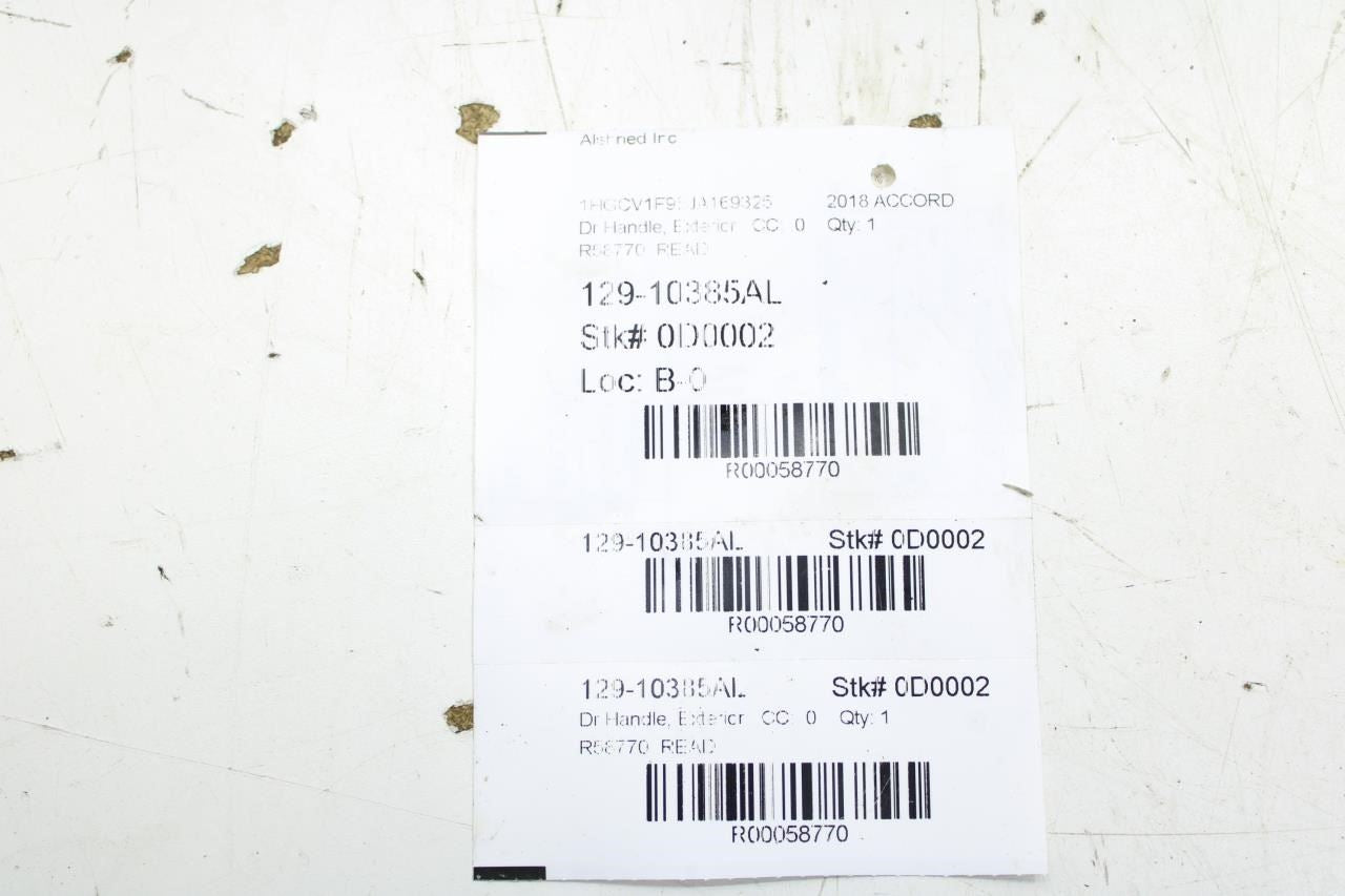 2018-2022 Honda Accord Front Left Side Door Exterior Handle 72181-TVA-A71ZE OEM - Alshned Auto Parts