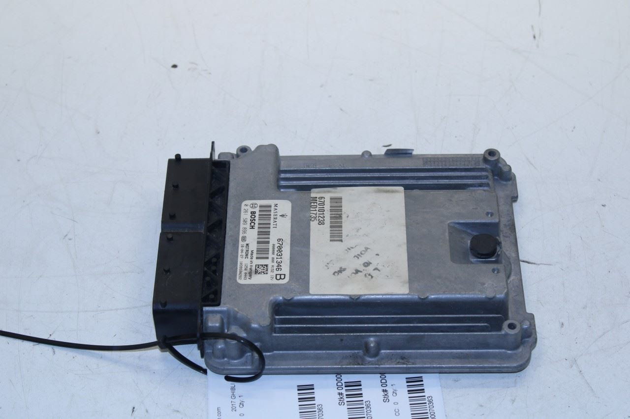 2014-2020 Maserati Ghibli 3.0L Engine Computer Control Module ECU ECM 670031346 - Alshned Auto Parts
