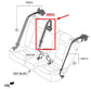 18-23 Kia Stinger GT1 Rear Center 2nd Row Seat Belt Retractor 89850-J5500WK OEM - Alshned Auto Parts