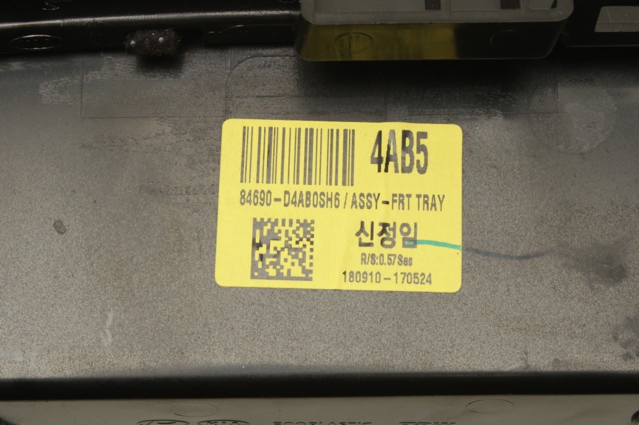 19-20 Kia Optima LX 2.4L Center Console Storage Tray Trim Panel w/ Power Outlets - Alshned Auto Parts