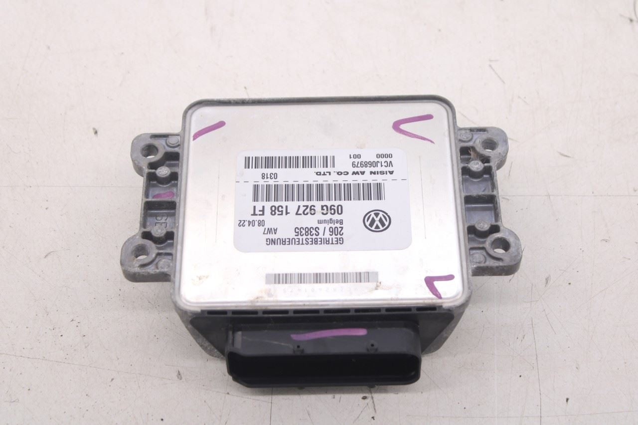 18-22 Volkswagen Atlas SE 3.6L Automatic Transmission Control Module 09G927158FT - Alshned Auto Parts