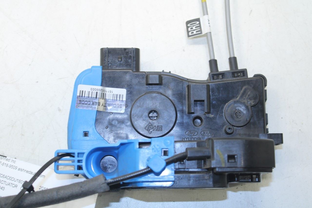 11-17 Hyundai Veloster Base Rear Right Side Door Lock Latch Actuator 81420-2V000 - Alshned Auto Parts