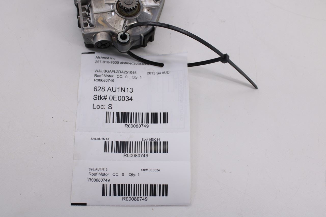 10-16 Audi S4 Premium Plus Roof Power Sliding Glass Sunroof Motor 8K0-959-591-B12