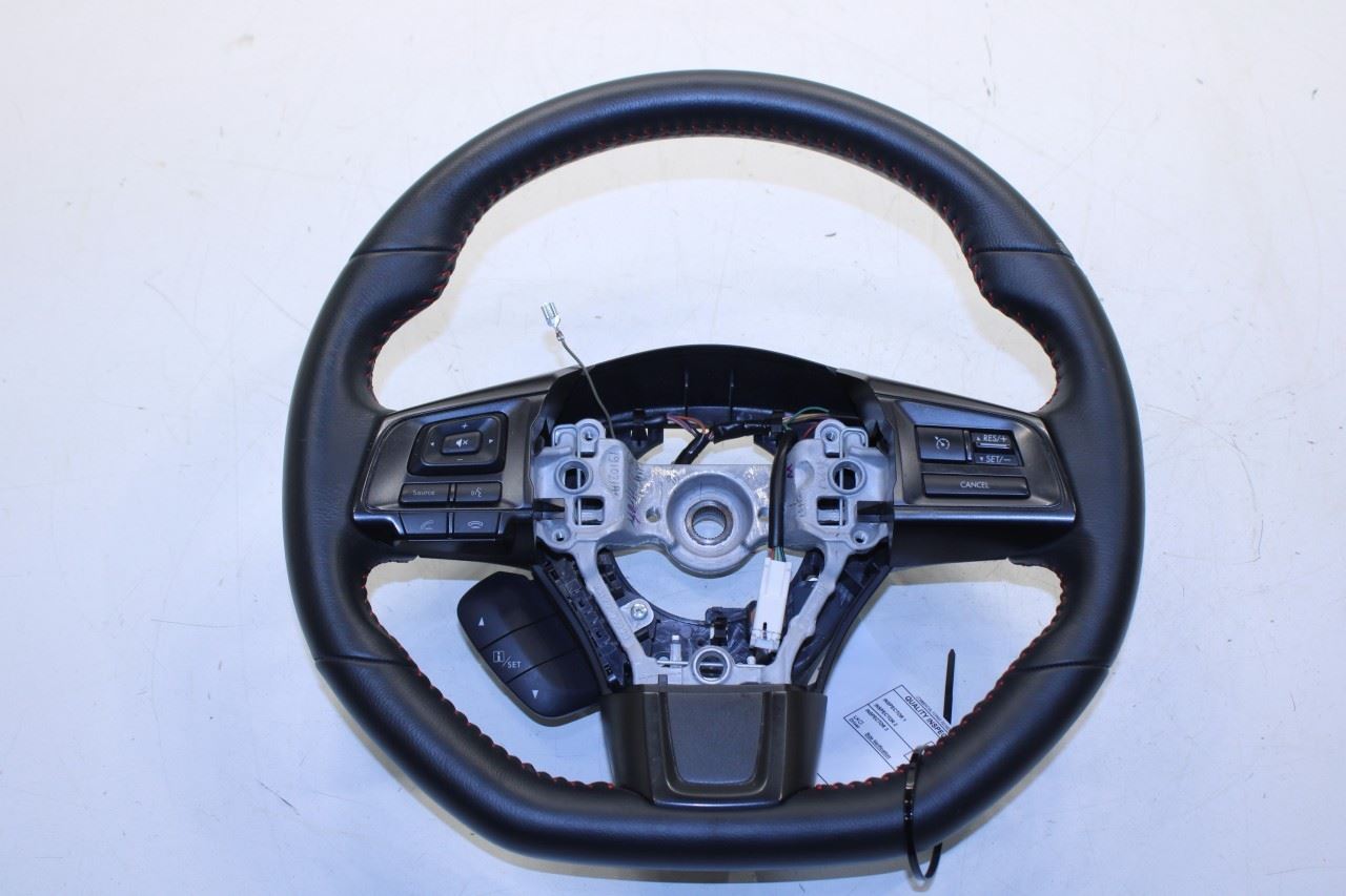 2016-2021 Subaru WRX Premium 2.0L AWD Steering Wheel Leather w/ Control Buttons - Alshned Auto Parts